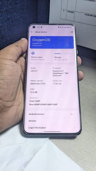 OnePlus 9pro12/256 Global version 10/10 Condition original 65 W chrger 1