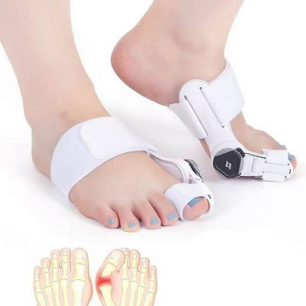 Alexvyan Toe straightener + 1 Pair Silicone Gel Bunion Protector Toe 0