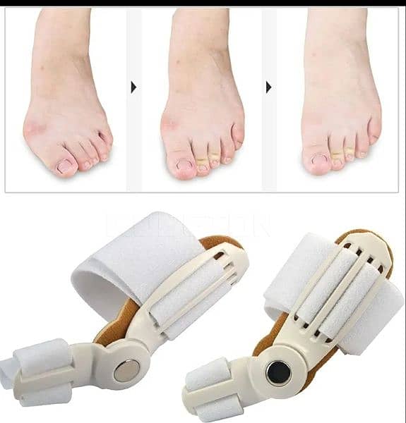 Alexvyan Toe straightener + 1 Pair Silicone Gel Bunion Protector Toe 3