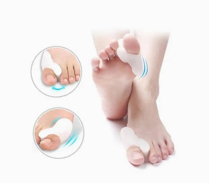 Alexvyan Toe straightener + 1 Pair Silicone Gel Bunion Protector Toe 8