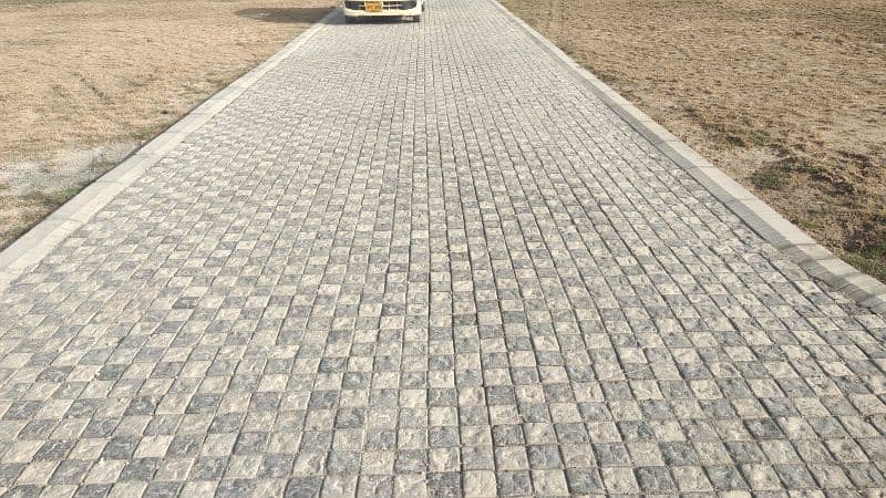 Fan shaped Paver|outdoor tiles|paving stone|Tuff tiles | Flooring 6