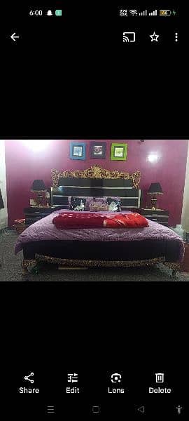 king size bed side tables and dressing 5