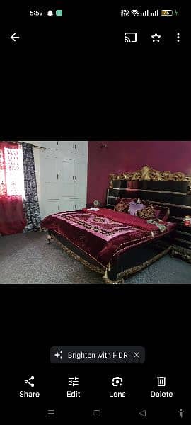 king size bed side tables and dressing 6