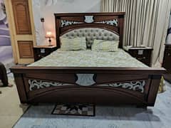 king size bed and dressing table for sale 10/10 condition