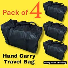 Hand Carry , Traveling Bag, Pack of 4