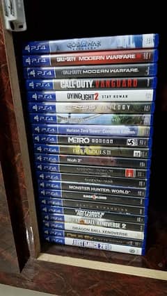 PS4 games available