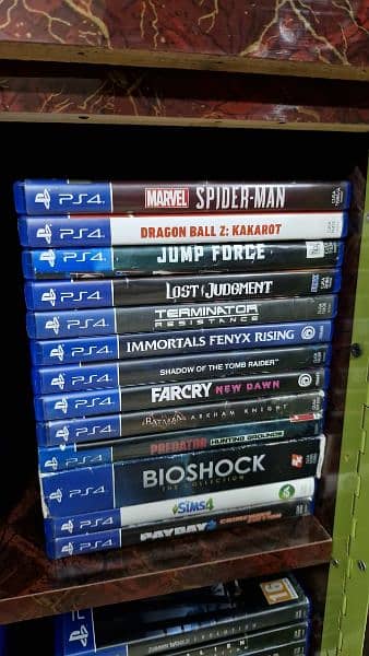 PS4 games available 1