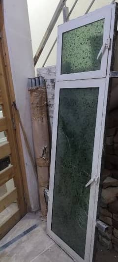 window with glass in center size 2 feet by 6 feet and 3 feet by 6 feet