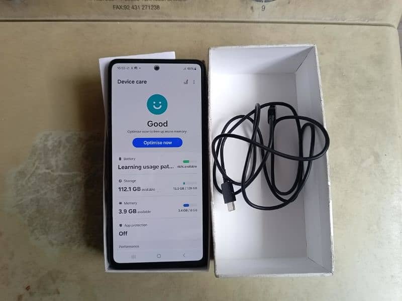 Samsung A72 5G 128/8 with box for sale 9