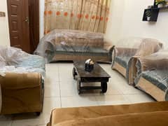 7 seater sofa set with center table 0