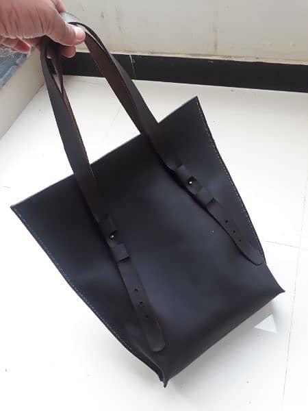 Leather hand bag 1