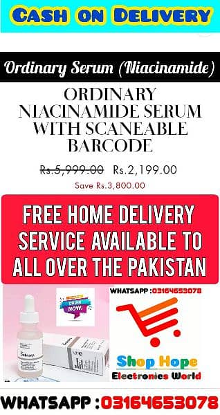 Special Offer Buy 02 Ordinary Serums and Get Watch Gift Pack Free 2