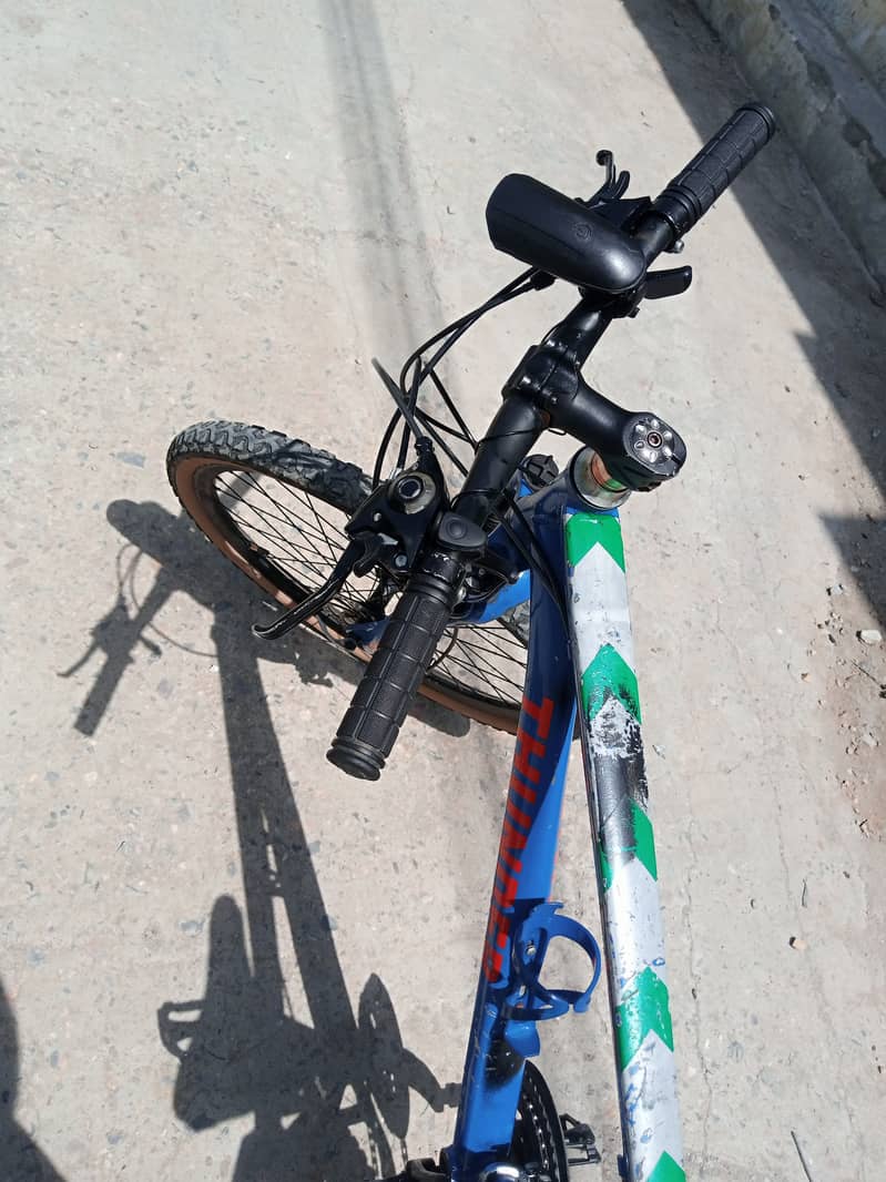 Mountain bicycle with chargeable light  Good Condition, 9.5/10 2