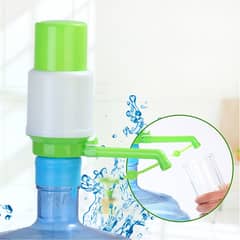 Manual water pump for 19 liter bottle - green and white