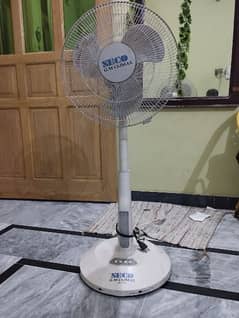 Chargeable AC DC fan. large size.