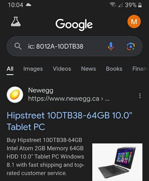 EXCHANGE POSSIBLE ! HIPSTREET W10 TABLET. 11