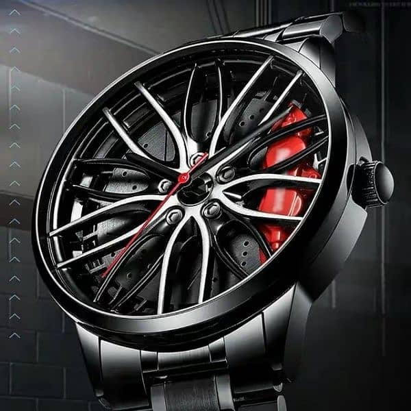 Rim wheel watch for men 9