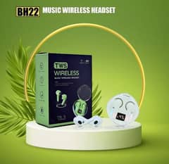 Tws Bh22 Music Wireless  EarBuds Bluetooth For Men And Womem