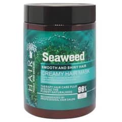 Keratin- Seaweed Smooth & Shiny Creamy Hair Mask, 1000ml