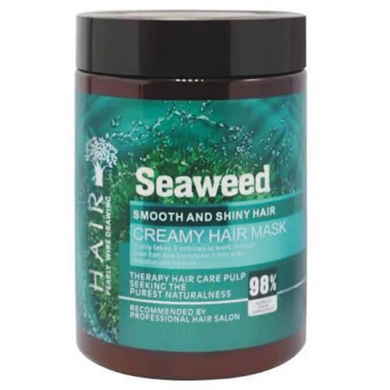 Keratin- Seaweed Smooth & Shiny Creamy Hair Mask, 1000ml 0