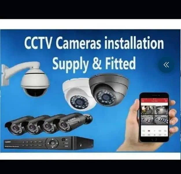 cctv camera installation service available indoor out door rwp & isl 2