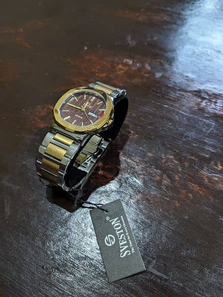 sveston watch golden antique 7