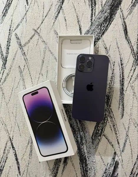 Iphone 14 Pro Purple 128GB HK Box Approved 10/10 0