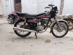 HONDA CG 125 2007 GOLDEN NUMBER