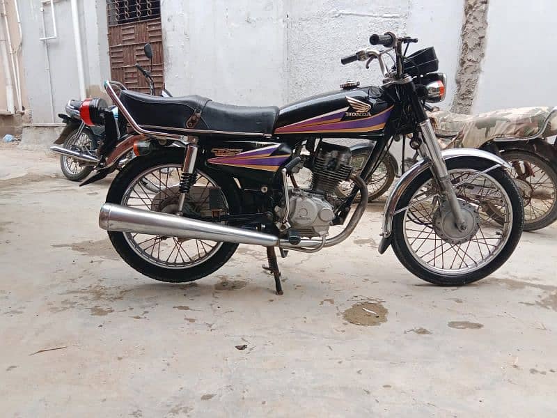 HONDA CG 125 2007 GOLDEN NUMBER 0