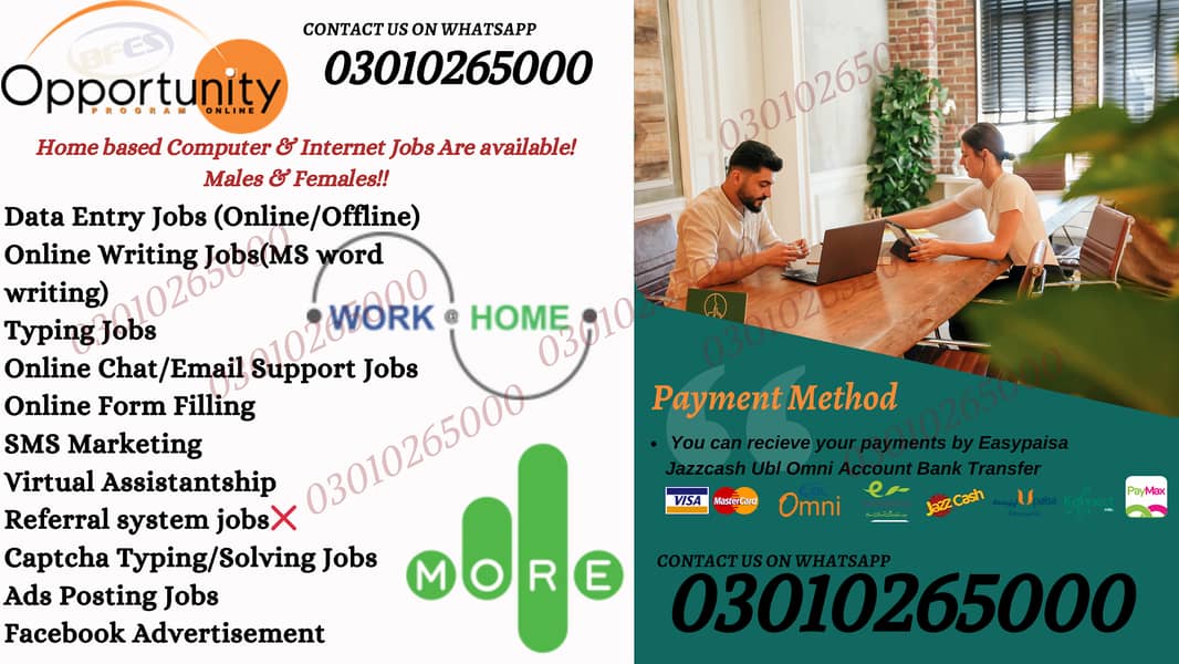 Earn cash at home on daily base by Simple typing online job for males 0