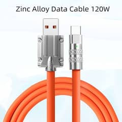 120w copper Data Cable For All Type Fast Charging