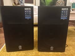 2 Yamaha DXR15 Powered Speakers