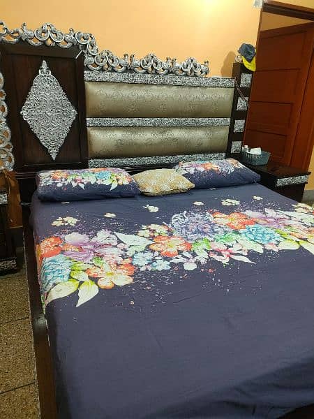 King Size wooden Bed Side Tables and Dressing at a reasonable Price 5