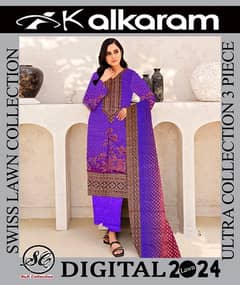 Alkaram 3 piece unstitched lawn 0