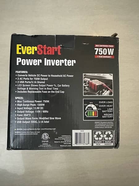 Everstart Power inverter (Imported) 3