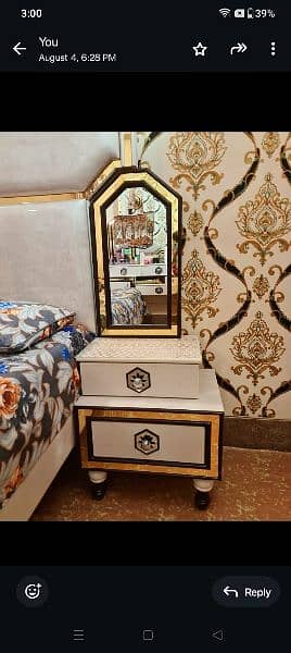 new condition bedroom set selling contact OLX chat 4