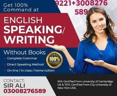 English speaking 100% guaranteed