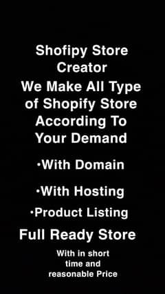 Shopify Store Creator