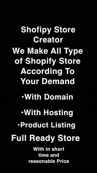 Shopify Store Creator 0