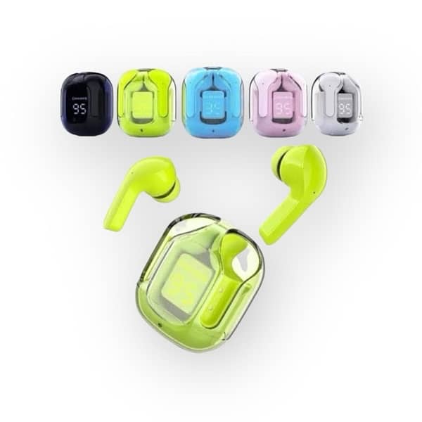 Transparent Bluetooth Earbuds - High Quality | Fast Charging 2