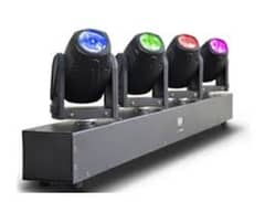 4 RGBW LED Moving Heads Bar DJ (Disco) Light Available 0