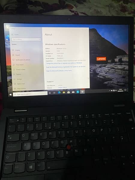 core i5 8th generation fresh Lenovo thinkpad 1