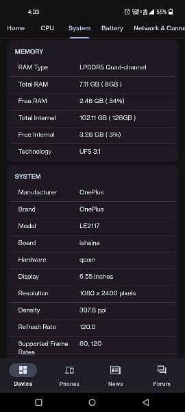 OnePlus 9 8/128 pta approved 7