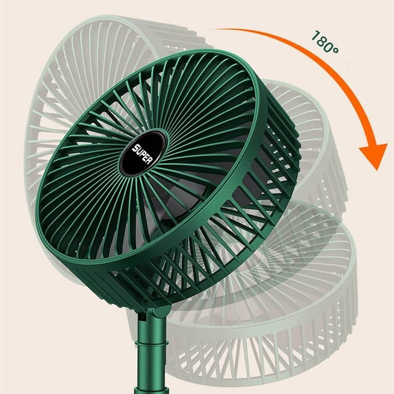 Mist Fan,Desk Fan,Humidifying air Cooler Foldable USB Rechargeable Fan 18