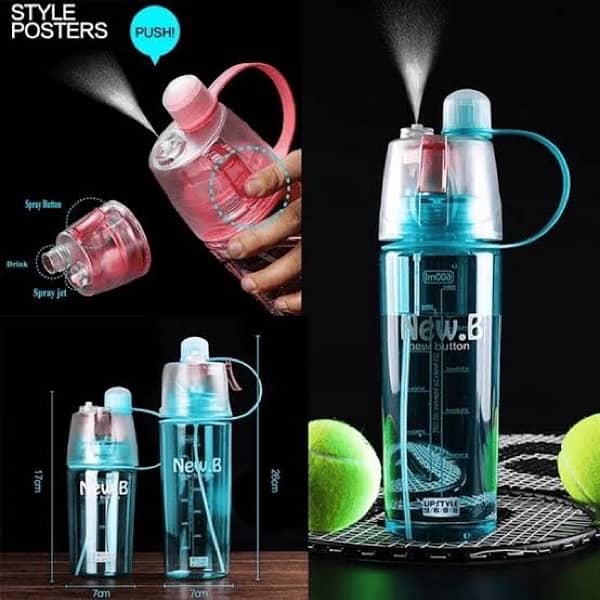 600ml plastic spray bottles for summer 1