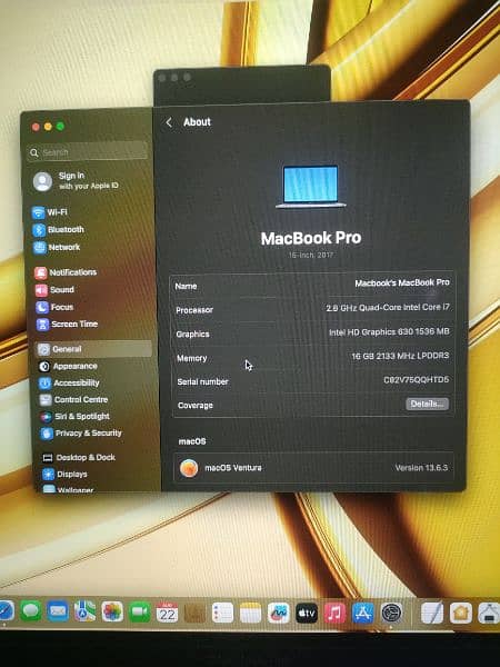 Mackbook pro 2017 i7 16/256 what's up (03003519024) 3