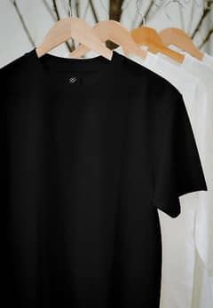 Premium 100% Cotton T-Shirts - Black & White Essentials