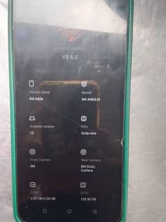 Itel A60s v good condition daba charger sath ha4+2 128