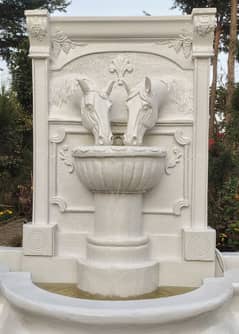 Two Horses Drinking Waterfeature