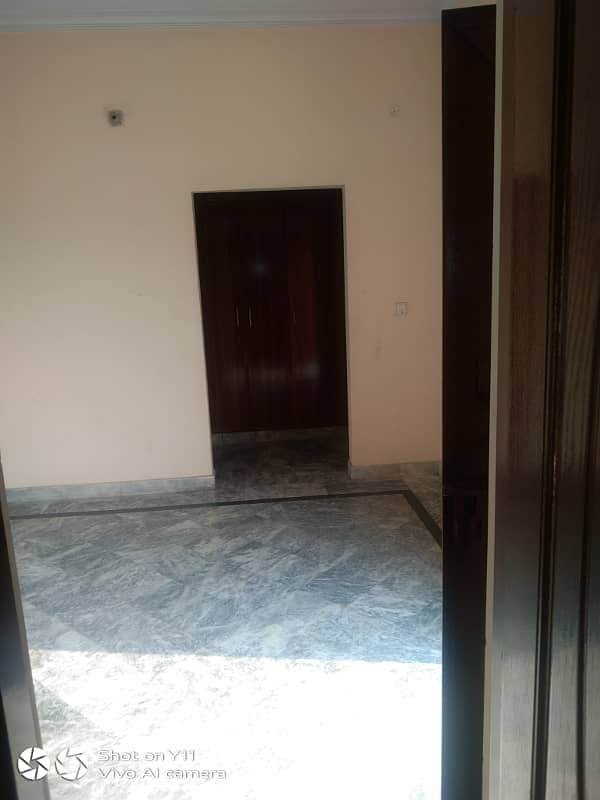 10 Marla 3rd floor 1 bedroom attached bathroom kitchen marble flooring good wood work 3